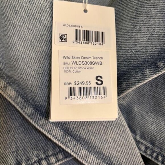 Belle & Bloom Denim Trench Coat - Picture 8 of 8